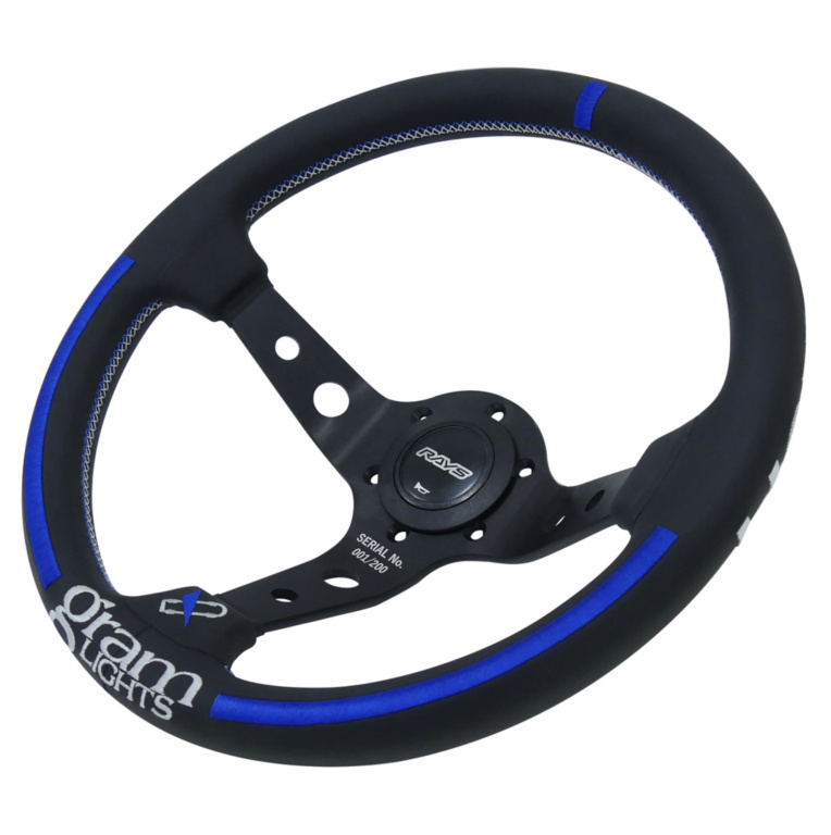 RAYS - RAYS x VERTEX gramLIGHTS Blue Steering Wheel