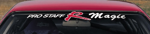 R Magic - PRO STAFF R Magic Window Sticker