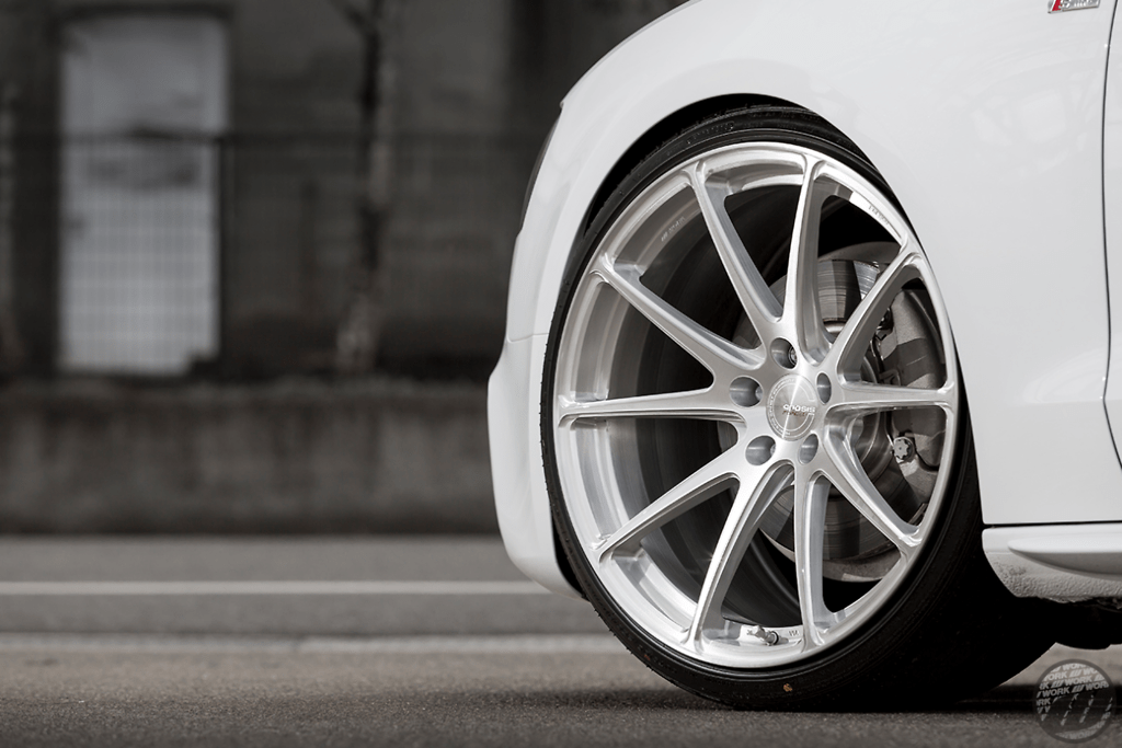 Work Wheels - GNOSIS FMB01 - Brushed Silver Clear
