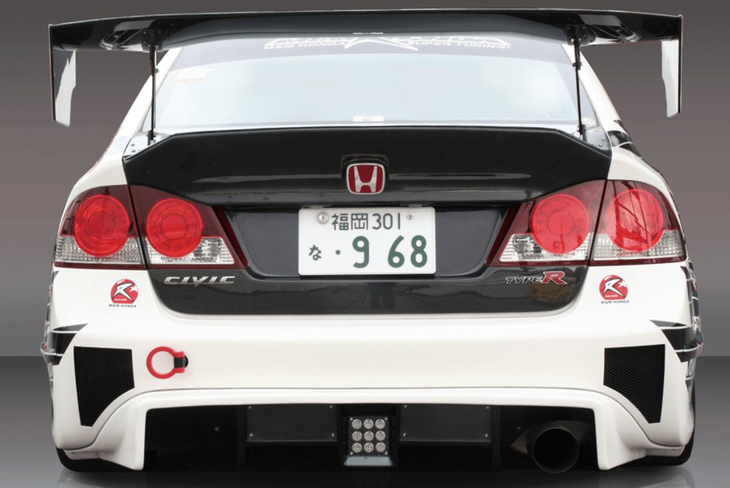 M and M Honda - Carbon Duck Tail Trunk
