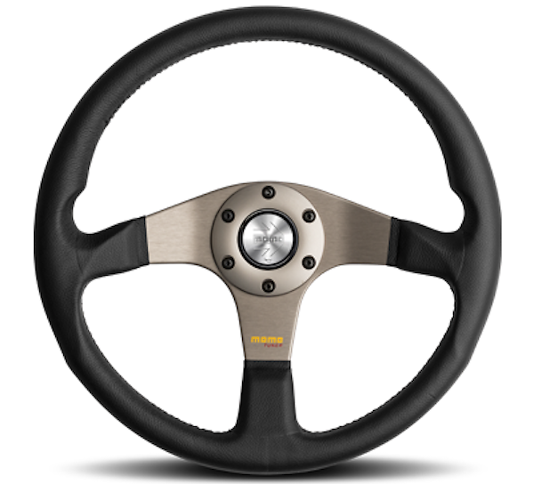 Silver MOMO High Performance Tuner Steering Wheel Centre Ring 