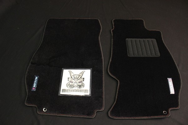 Pair Aluminium Alloy Car Floor Mat Carpet logo badge emblem Fits Nismo Edition 