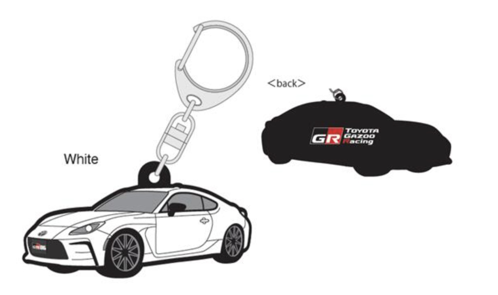 Toyota Gazoo Racing Collection - GR 86/AE 86 Rubber Keychains