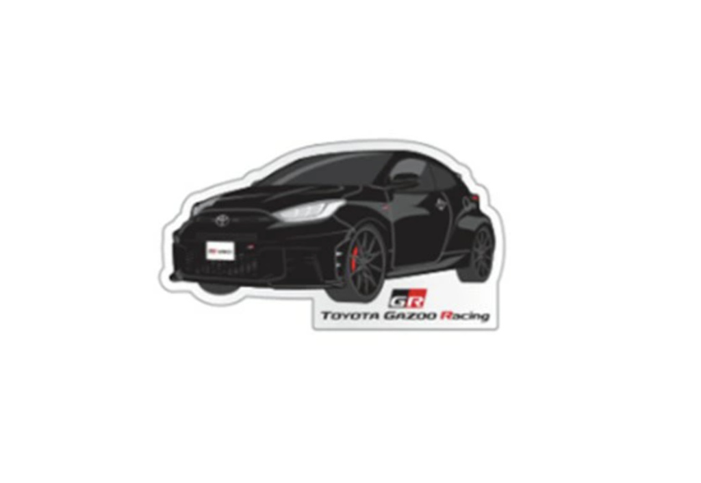 Toyota Gazoo Racing Collection - Die-Cut GR Yaris Stickers (Set of 2)