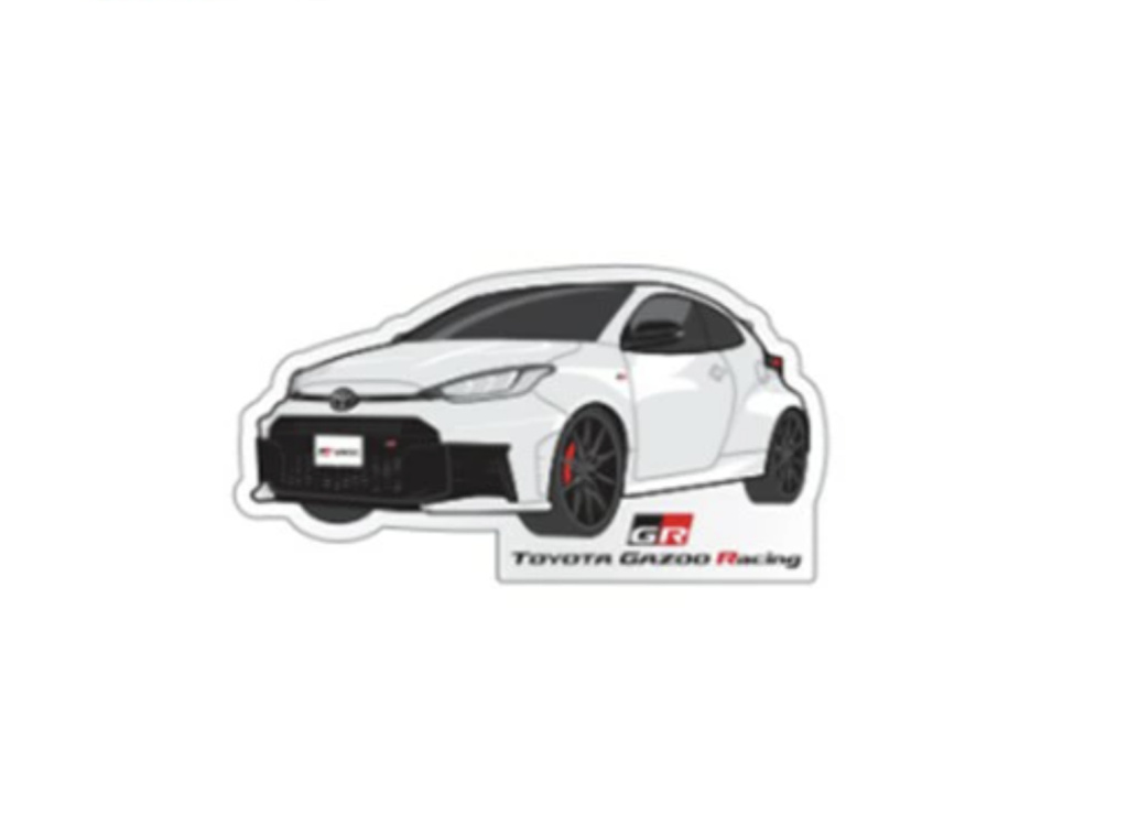 Toyota Gazoo Racing Collection - Die-Cut GR Yaris Stickers (Set of 2)
