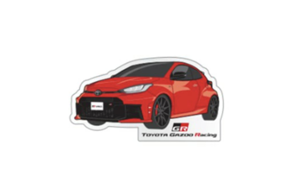 Toyota Gazoo Racing Collection - Die-Cut GR Yaris Stickers (Set of 2)