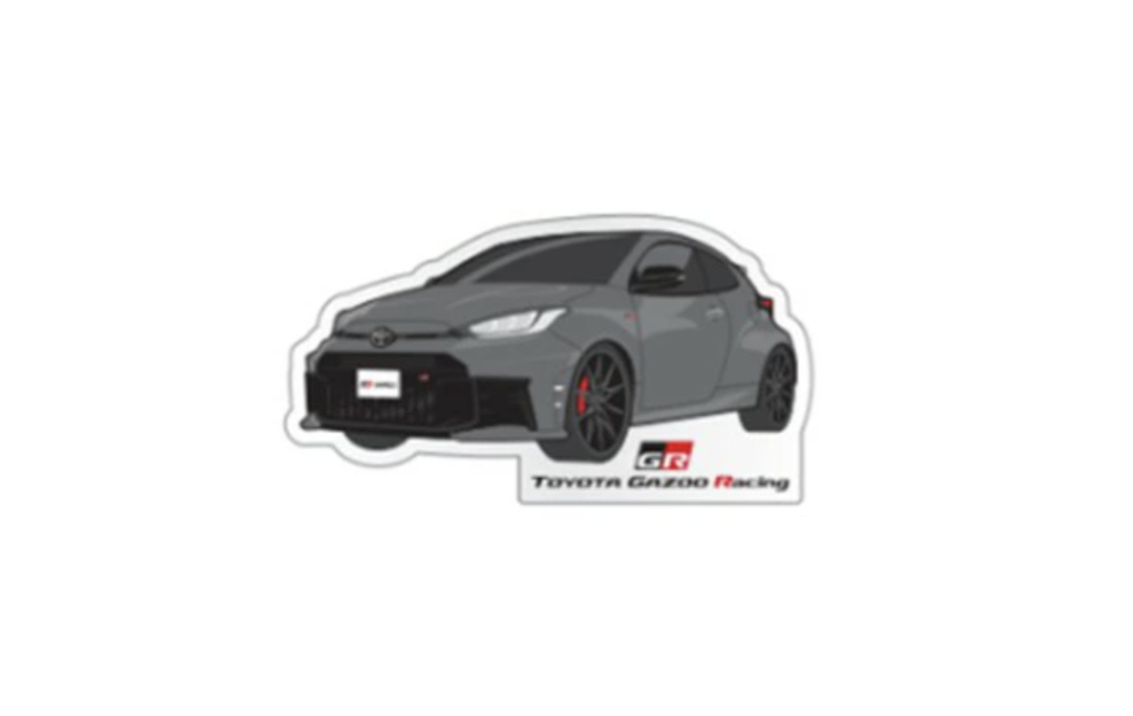 Toyota Gazoo Racing Collection - Die-Cut GR Yaris Stickers (Set of 2)