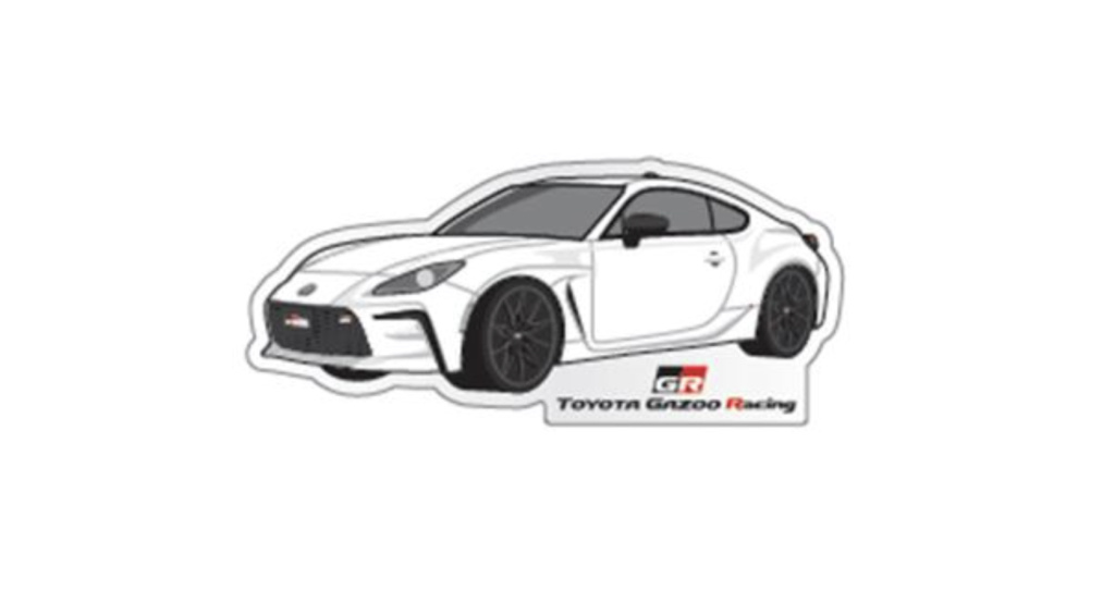 Toyota Gazoo Racing Collection - Die-Cut GR 86 Stickers (Set of 2)