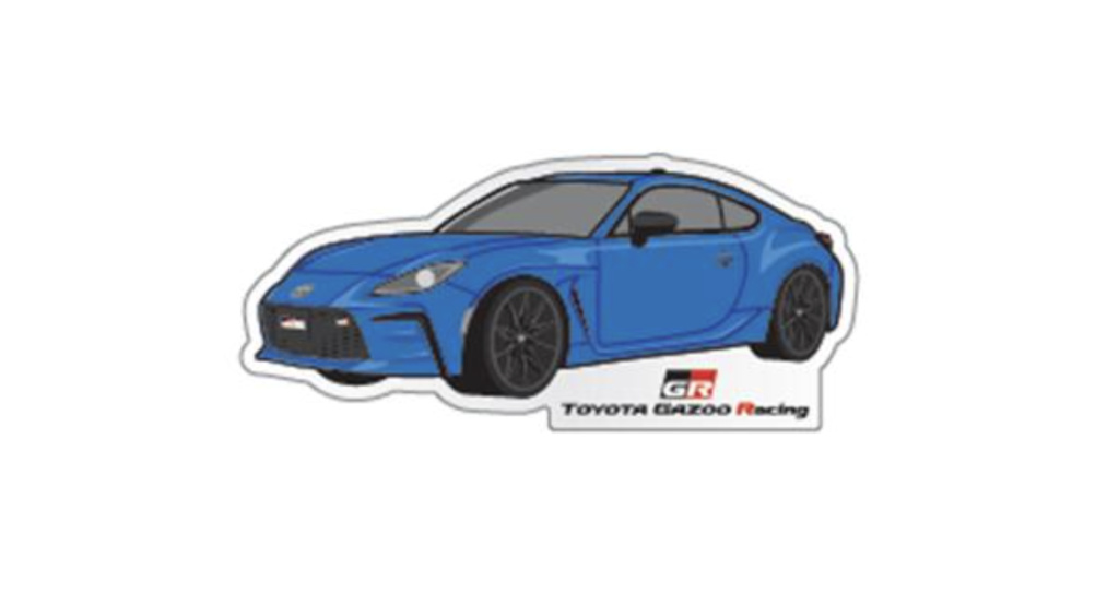 Toyota Gazoo Racing Collection - Die-Cut GR 86 Stickers (Set of 2)