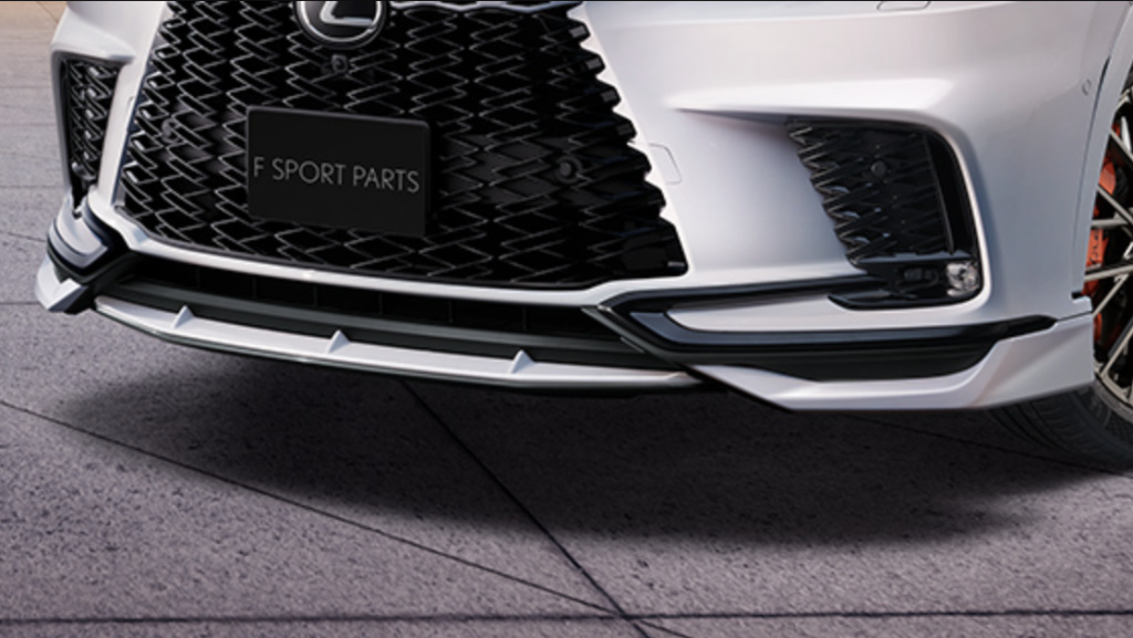 TRDサイドスカート右側RX500h RX350 TRD F Sport Parts Side Skirt Set Black Edition - Lexus RX