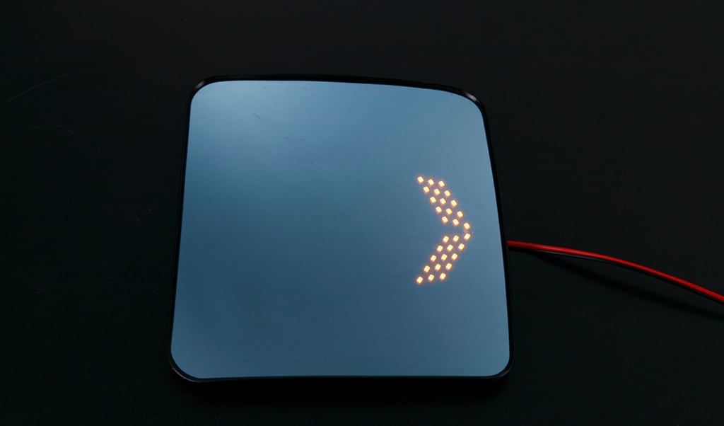 REIZ - Meteor Version Blue Wide Mirror with Turn Signal Function