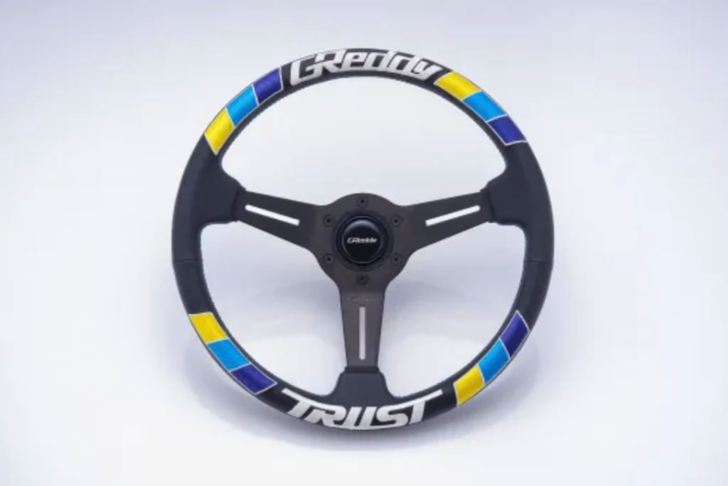 GReddy sports steering wheel 正規品！極美品！ GReddy - Sports Steering Wheel Big Logo - Nengun Performance