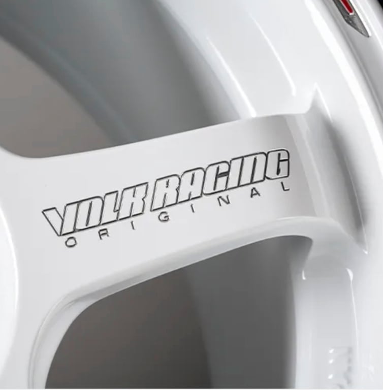 RAYS - VOLK RACING - TE37 SONIC Time Attack Edition Wheels - Dash White/redot