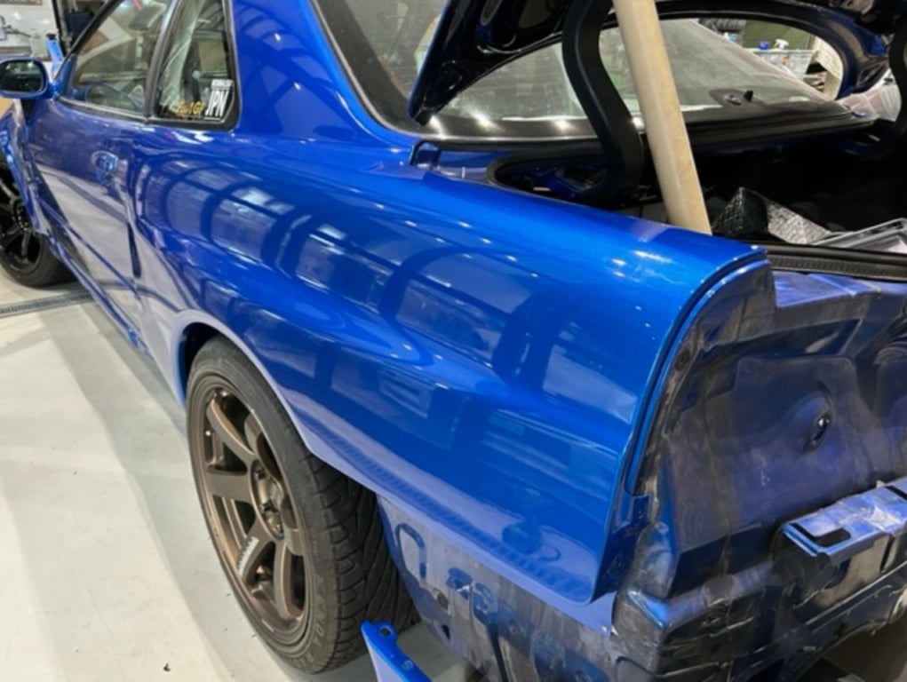 Okubo Factory - R34 2 Door Rear Fenders 10th Anniversary Model