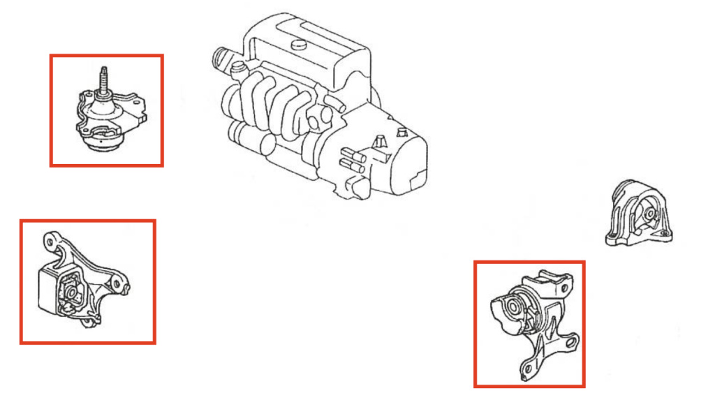 Mugen - Engine Mounts