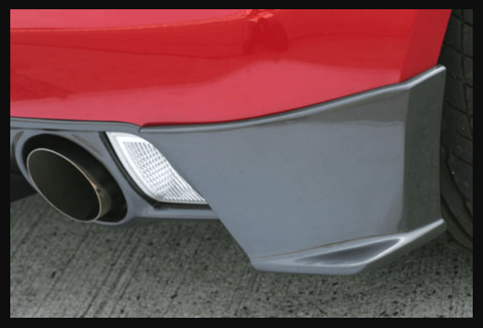 Rear Under Fin - Construction: Carbon Fiber - Rear Under - CFRP