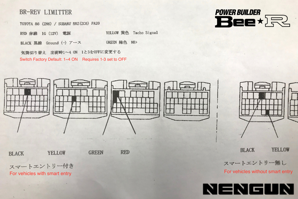 Buy BEE-R Rev Limiter Type B For Nissan, Toyota with free