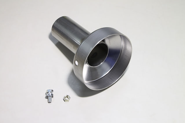 For Power Getter/Blaze/RM-01A 100mm Tail - Type: Stainless Steel - Diameter: 42.7mm I.D. / 96mm O.D. - Length: 125mm - 149-10001