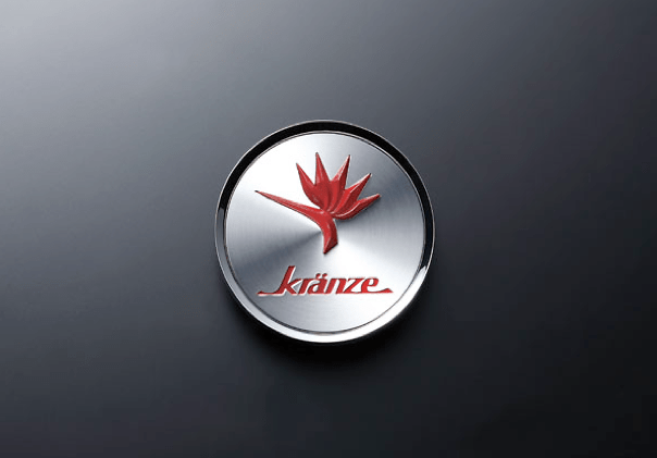 Kranze BAZREIA - 16"~17" (2 piece wheel) - Colour: Silver & Red Logo - 52233