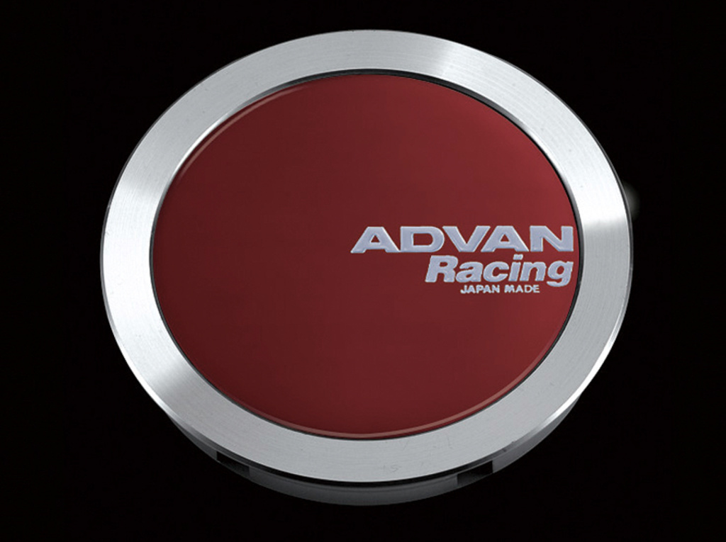 ADVAN ストラップ Yokohama Wheel - Advan Racing - Full Flat Center Caps
