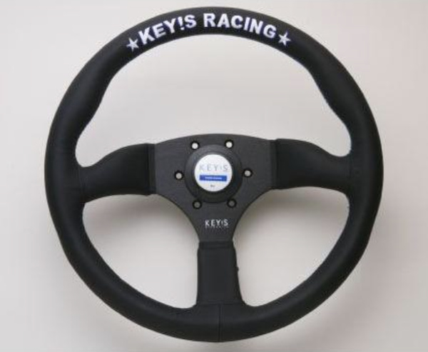 KEY!SRacing Steeringオリジナル ステアリング フラットタイプ KEY'S Racing - Semi-Deep Type - Steering Wheel - Nengun