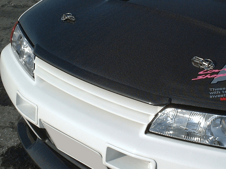 Car Shop F1 - Carbon Bonnet Lip - Plain Weave