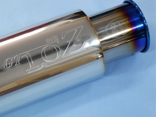Type: Stainless Steel + Titanium Tail - Diameter: 114.3mm - Tail Diameter: 80mm - Pipe Diameter: 60mm - Length: 403mm - SL.10318C