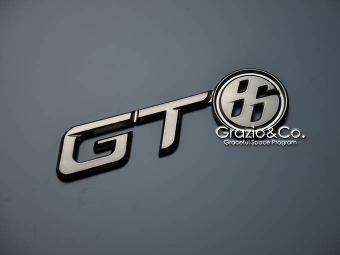 Grazio - EUR GT86 Emblem - Black Chrome