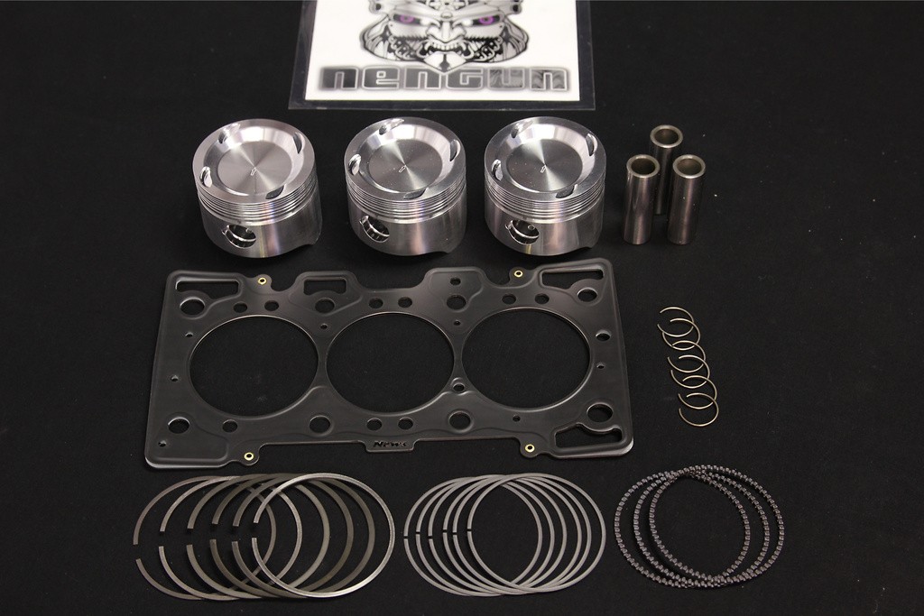 with 2.0mm Head Gasket - F6A EA11R Piston Kit