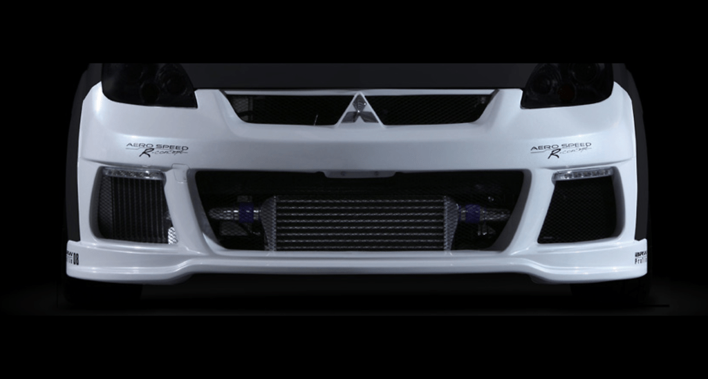 Front bumper with day running lights - Material: FRP - Color: Unpainted - 60131
