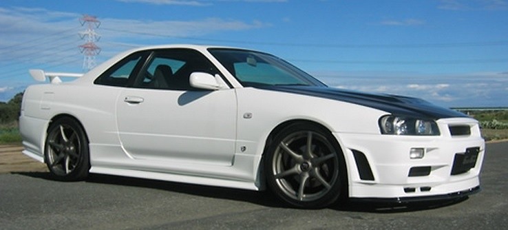 Nissan Skyline R34 Gtt Wide Body Kit