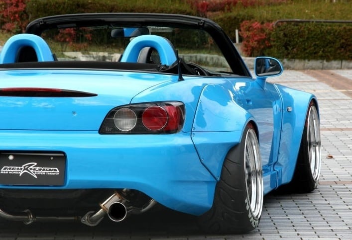 Honda S2000 Rear Bumper License Plate & Fog Light Bracket Set – Genuine Honda UK