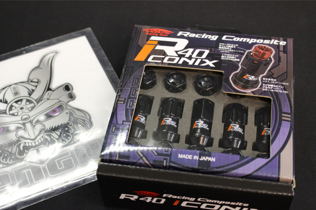ロードゲイル Project Kics - R40 iCONIX - Lock & Nut Set - Nengun Performance
