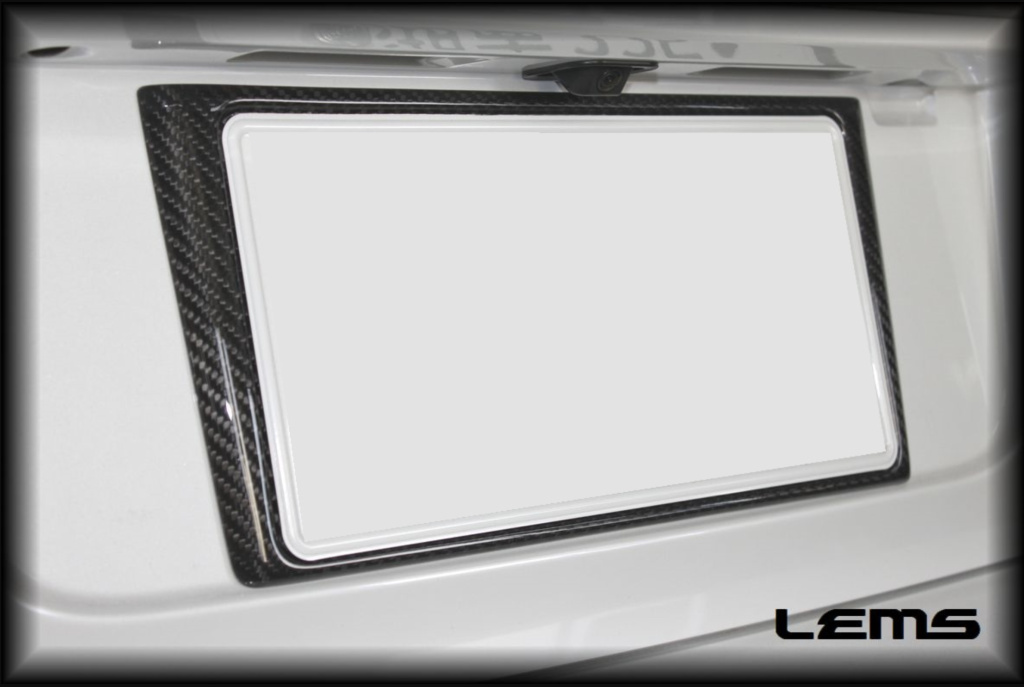 Lems - Carbon Rear Number Plate Frame