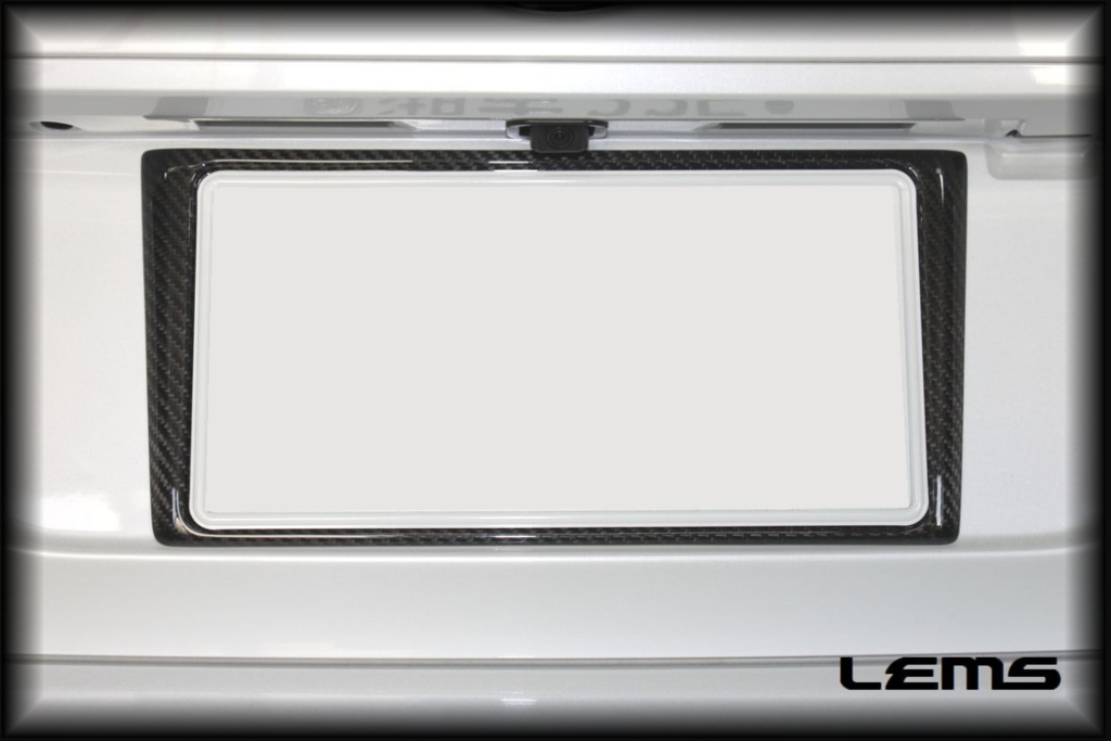 Lems - Carbon Rear Number Plate Frame