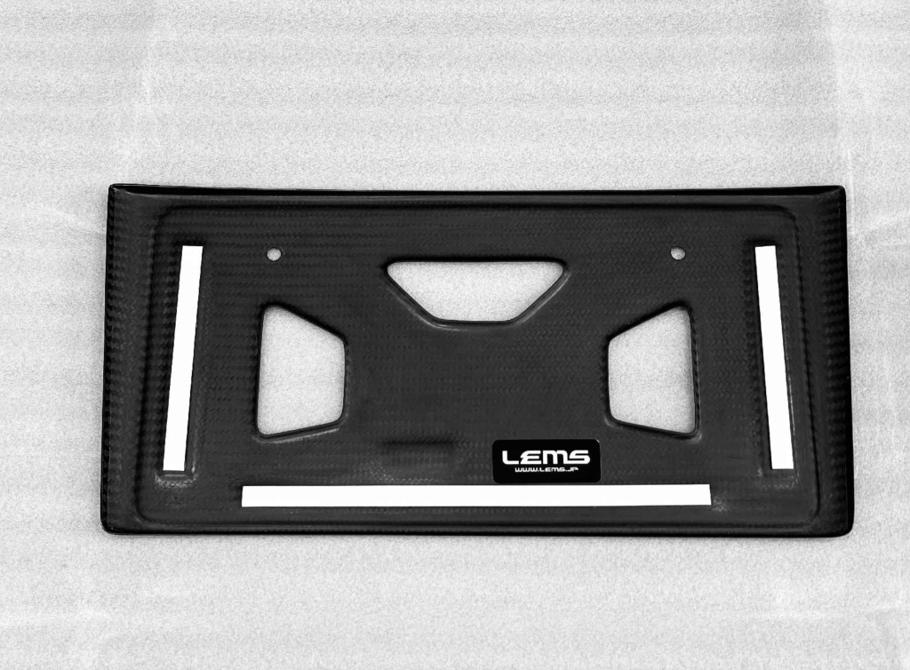 Lems - Carbon Rear Number Plate Frame