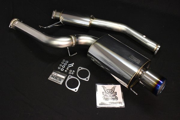 Pieces: 2 - Pipe Size: 85mm - Tail Size: 124mm - Body Type: S304 - Tail Type: SSR (Super Turbo Muffler) - 31029-AN001