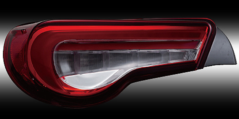 パーツ Valenti Jewel LED Tail Lamp Revo TYPE2 Valenti REVO Carbon Jewel LED Tail Lights Smoke Lens w