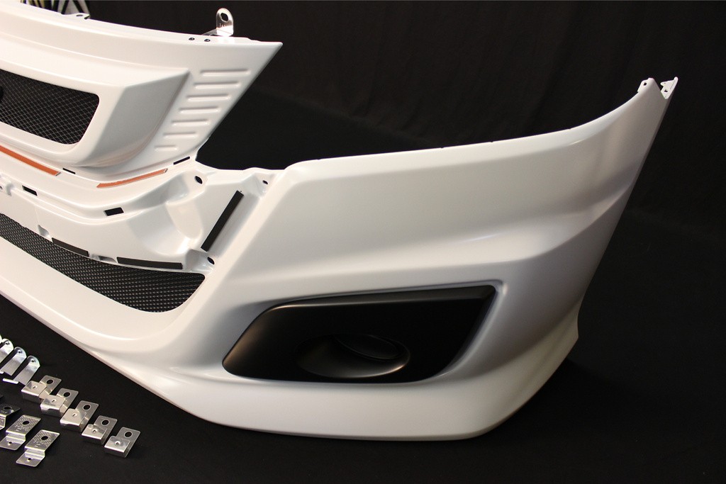 Front bumper with Front Grille - unpainted - 62511-XLNB-K0S0-ZZ