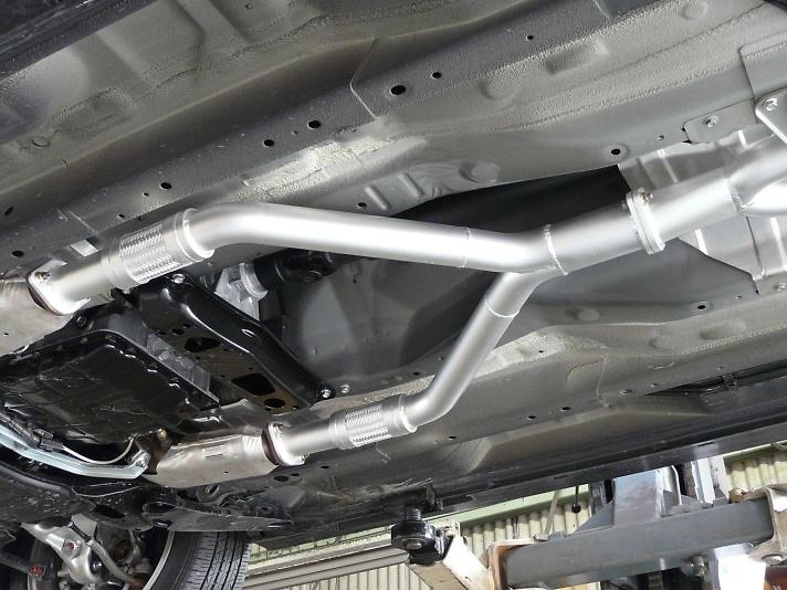 Front Pipe - Without 2nd Catalyzer - (60mm W => 76mm ) - Front Pipe - SS