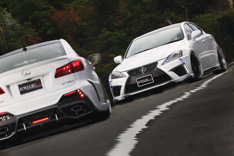 Black Pearl Jewelry Line Diamond Sport Series Lexus IS250/350 Aero Kit