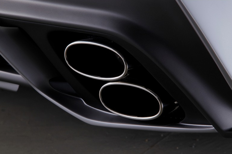 Black Pearl Lexus IS250/350 Muffler Extensions