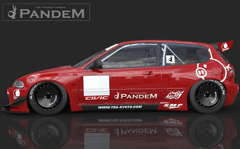 Pandem - Honda Civic EG6 Wide Body Kit