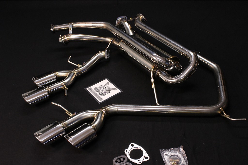 Side muffler OVAL 117 W x 2 stainless steel - Left and Right - SMO2SS