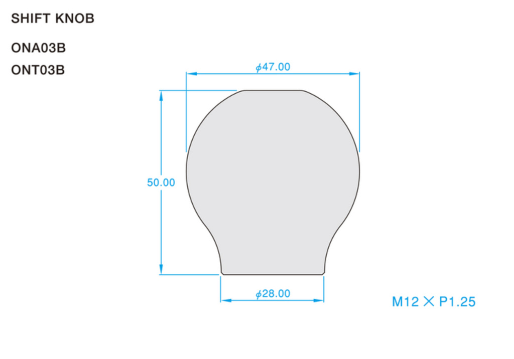 Moonface - Titanium Shift Knob Version 2 - Nengun Performance