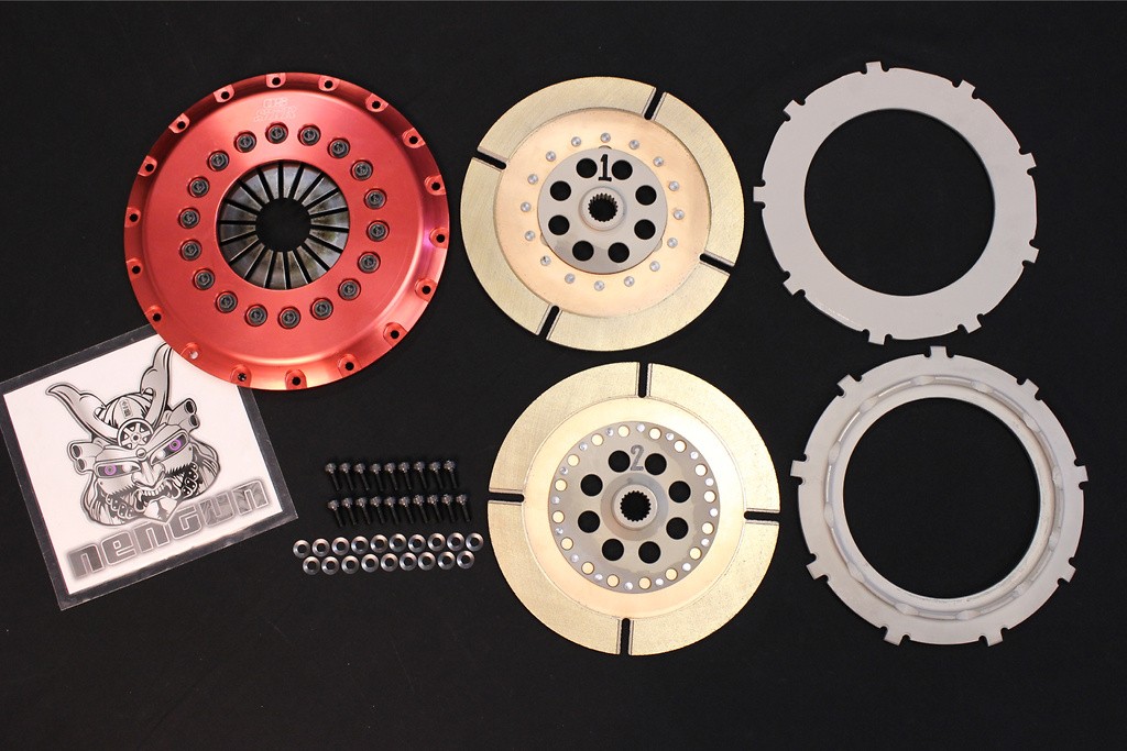 O/H Kit B - Clutch disc Ã—2, center plate Ã—1, pressure plate, clutch cover, cover bolts (required number) - CD9A/CE9A