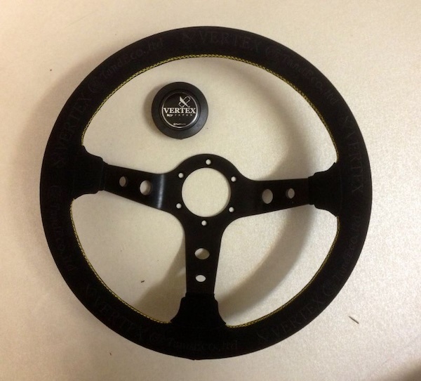 Car Make T&E - Vertex - Steering Wheel - KING OF VERTEX - Buckskin Version