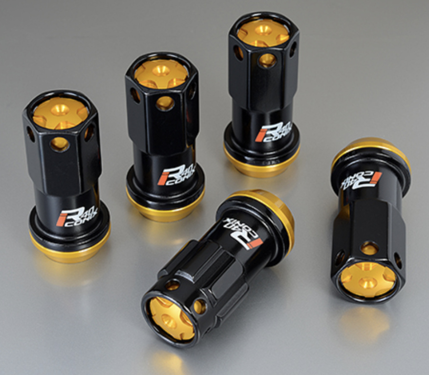 Project Kics - R40 iCONIX M14 - Lock & Nut Set (Aluminum