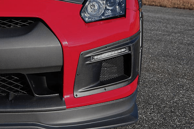 FRONT BUMPER DUCT with LED daytime lights & turn signal - Construction: Carbon - Colour: - - 000979c