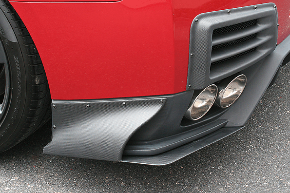 REAR UNDER SIDE COWL - for ChargeSpeed REAR DIFFUSER with BOTTOM LINE - Construction: Carbon - Colou